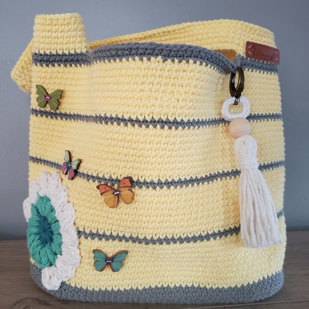 Crochet Shoulder Bag Handmade With Variety Color and Design
